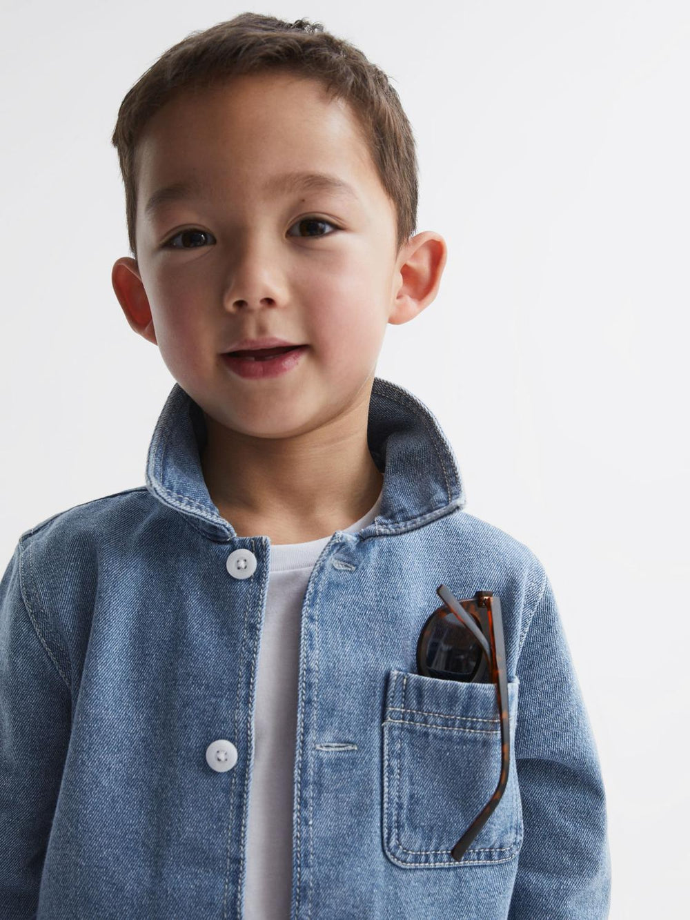 Reiss Shirts | Colorado Denim Jacket Light Blue - Children