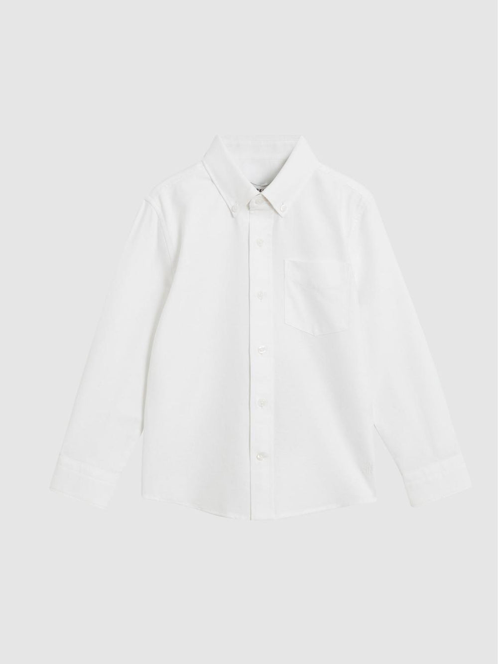 Reiss Shirts | Greenwich Button Down Oxford Shirt Soft Blue - Children