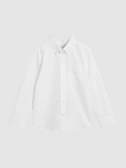 Reiss Shirts | Greenwich Button Down Oxford Shirt White - Children
