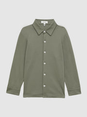 Reiss Shirts | Hendon Cotton Shirt Sage - Children