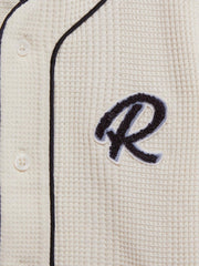 Reiss Shirts | Jonny Textured Collarless Shirt Ecru - Children