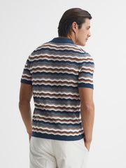 Reiss Shirts | Whiteley Cuban Collar Printed Shirt Multi - Men