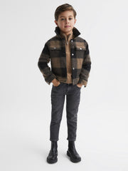 Reiss Shirts | Zeus Shirt Dark Camel - Children