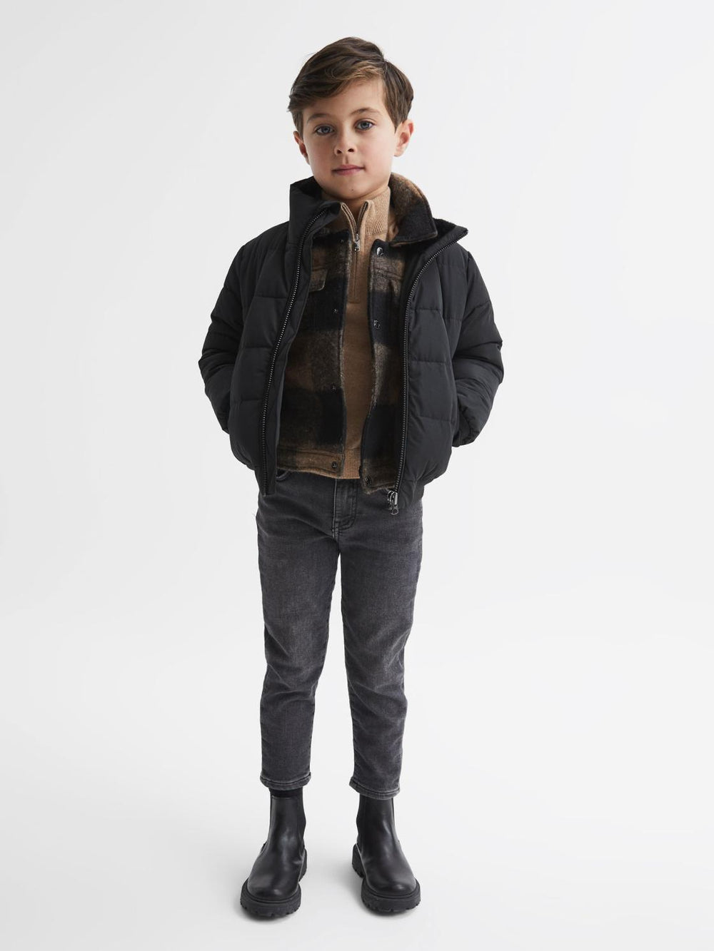 Reiss Shirts | Zeus Shirt Dark Camel - Children