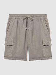 Reiss Shorts | Baie Vilebrequin Linen Shorts Camel - Men