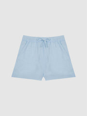 Reiss Shorts | Cleo Linen Drawstring Shorts Ice Blue - Children