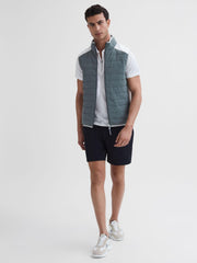 Reiss Shorts | Club Elasticated Waistband Shorts Navy - Men