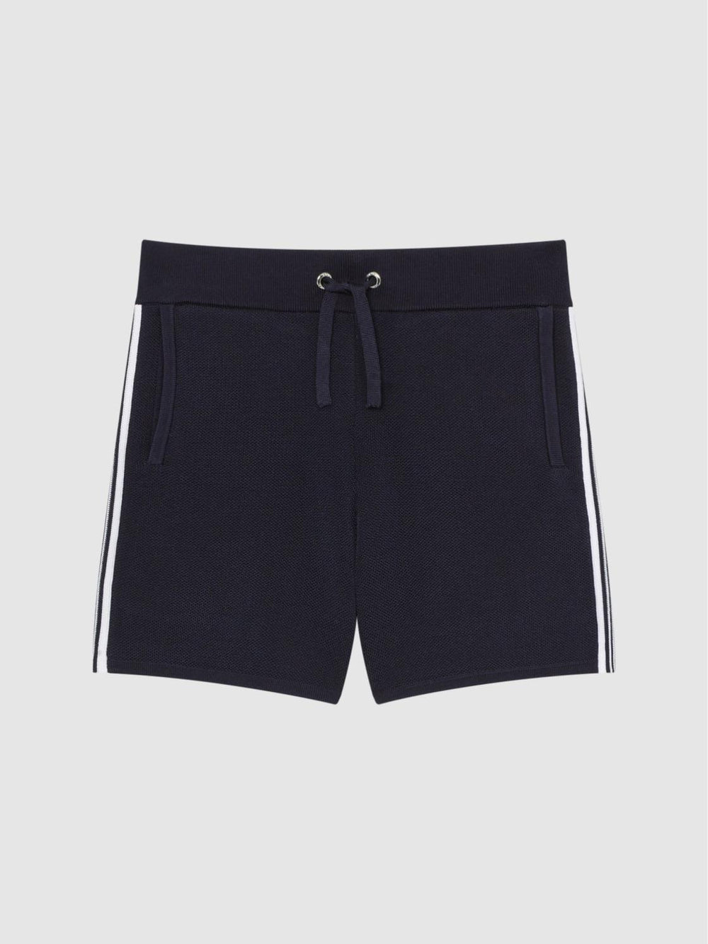 Reiss Shorts | Colton Side Stripe Drawstring Shorts Navy - Children