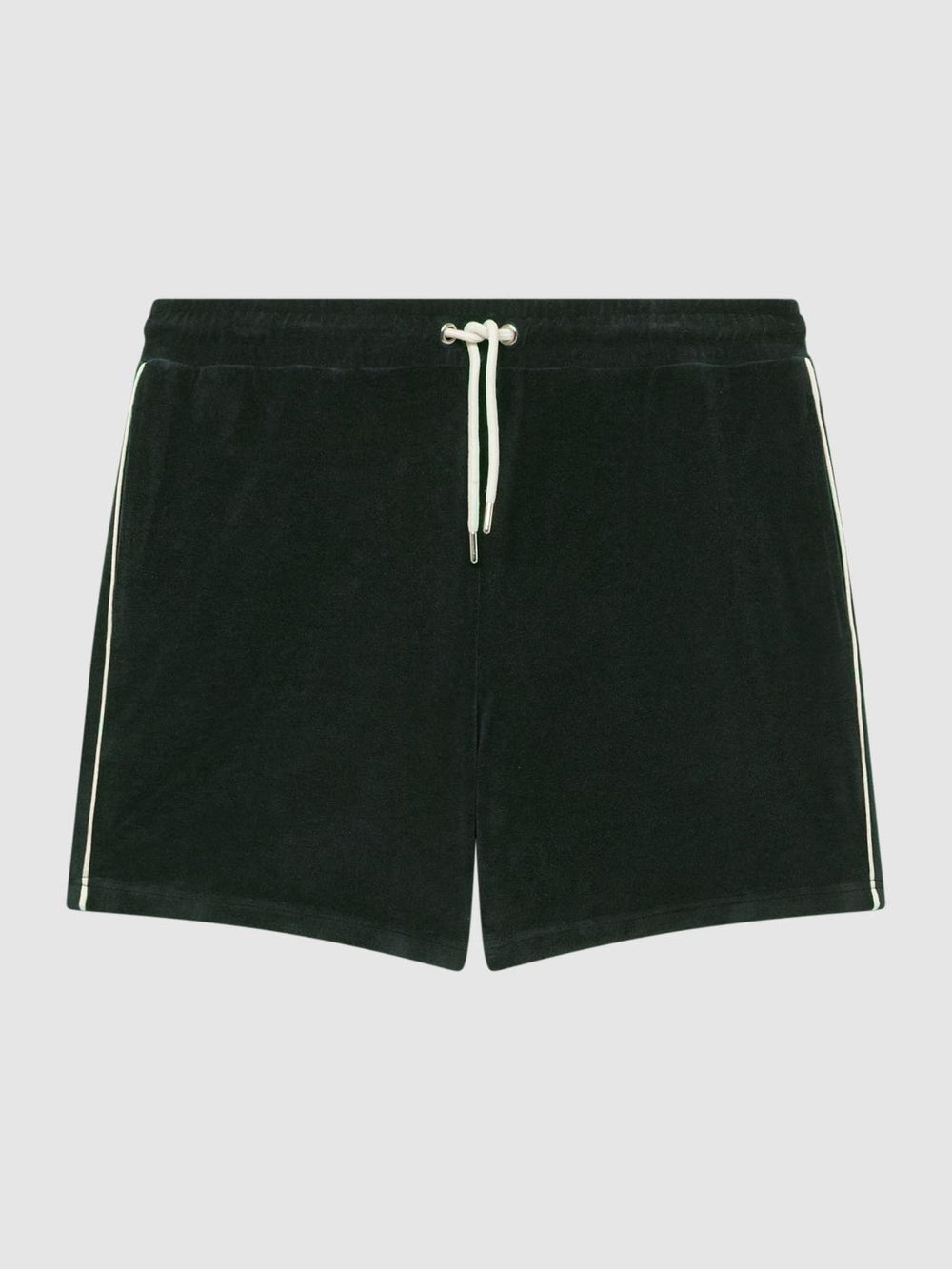 Reiss Shorts | Fredericks Towelling Drawstring Shorts Dark Green - Men