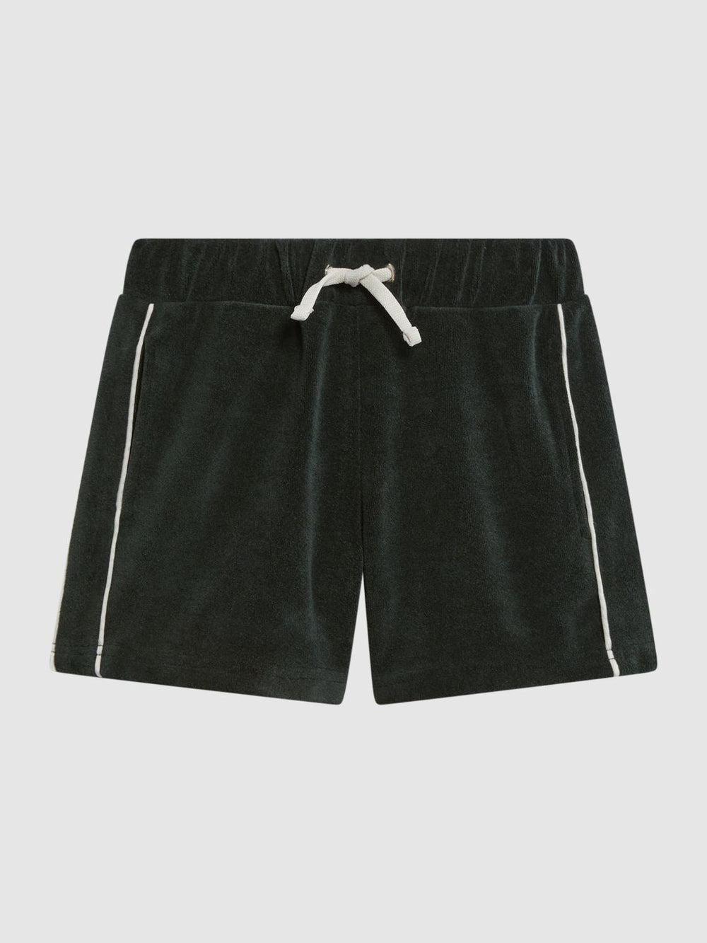 Reiss Shorts | Fredericks Towelling Drawstring Shorts Green - Children