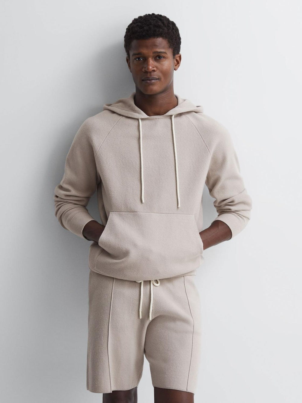 Reiss Shorts | Hanser Paige Drawstring Shorts Dried Stone - Men