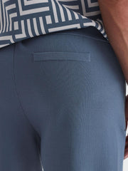 Reiss Shorts | Latin Elasticated Shorts Airforce Blue - Men