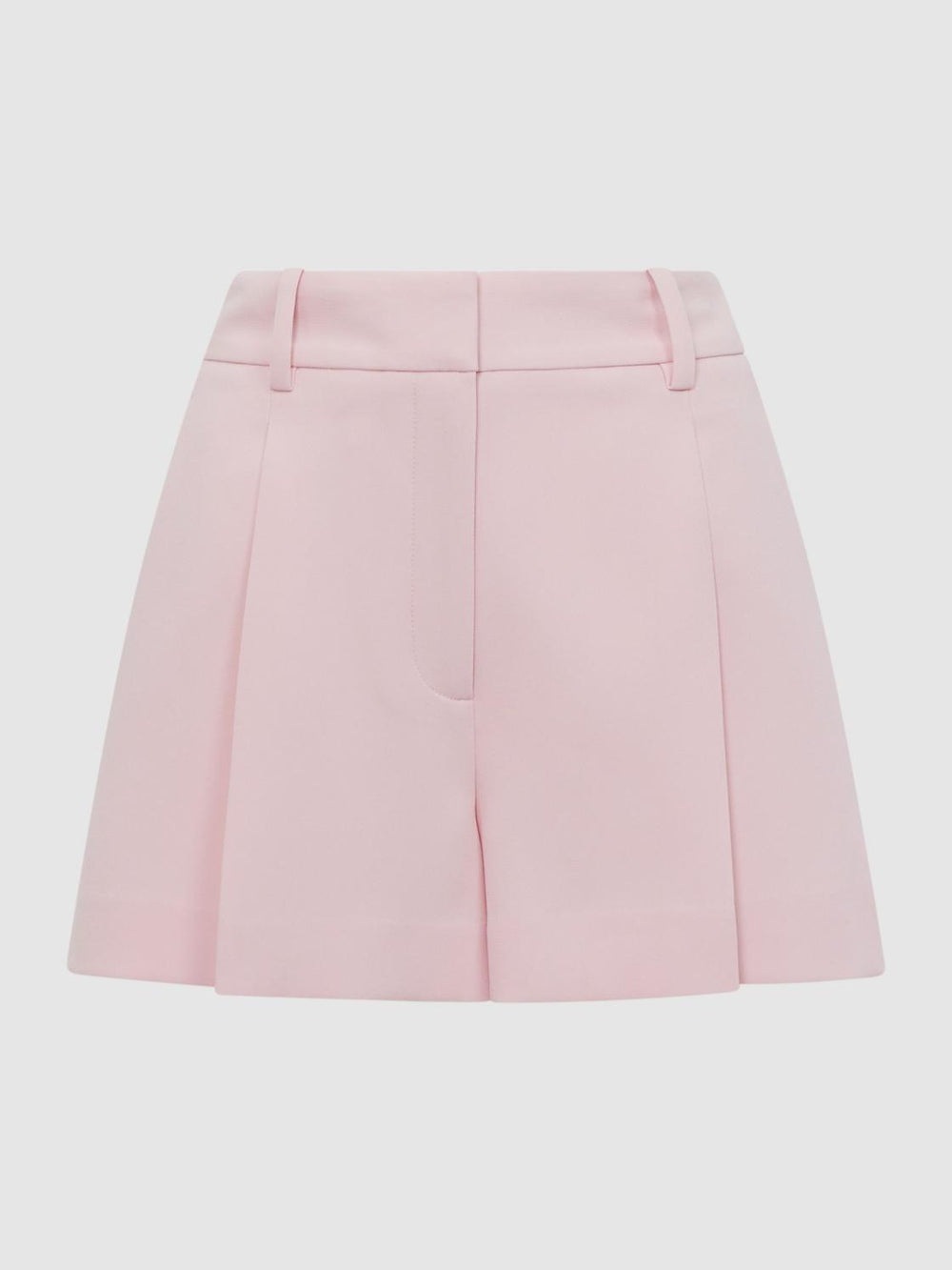 Reiss Shorts | Marina Pleated Tailored Shorts Pink - Women