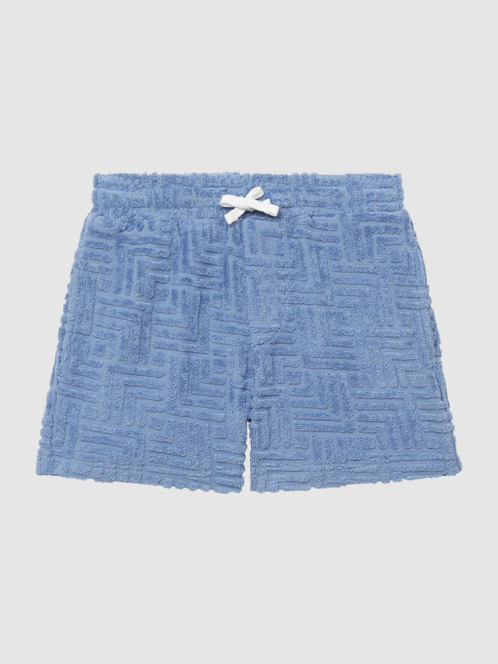 Reiss Shorts | Miami Terry Towelling Shorts Airforce Blue - Children