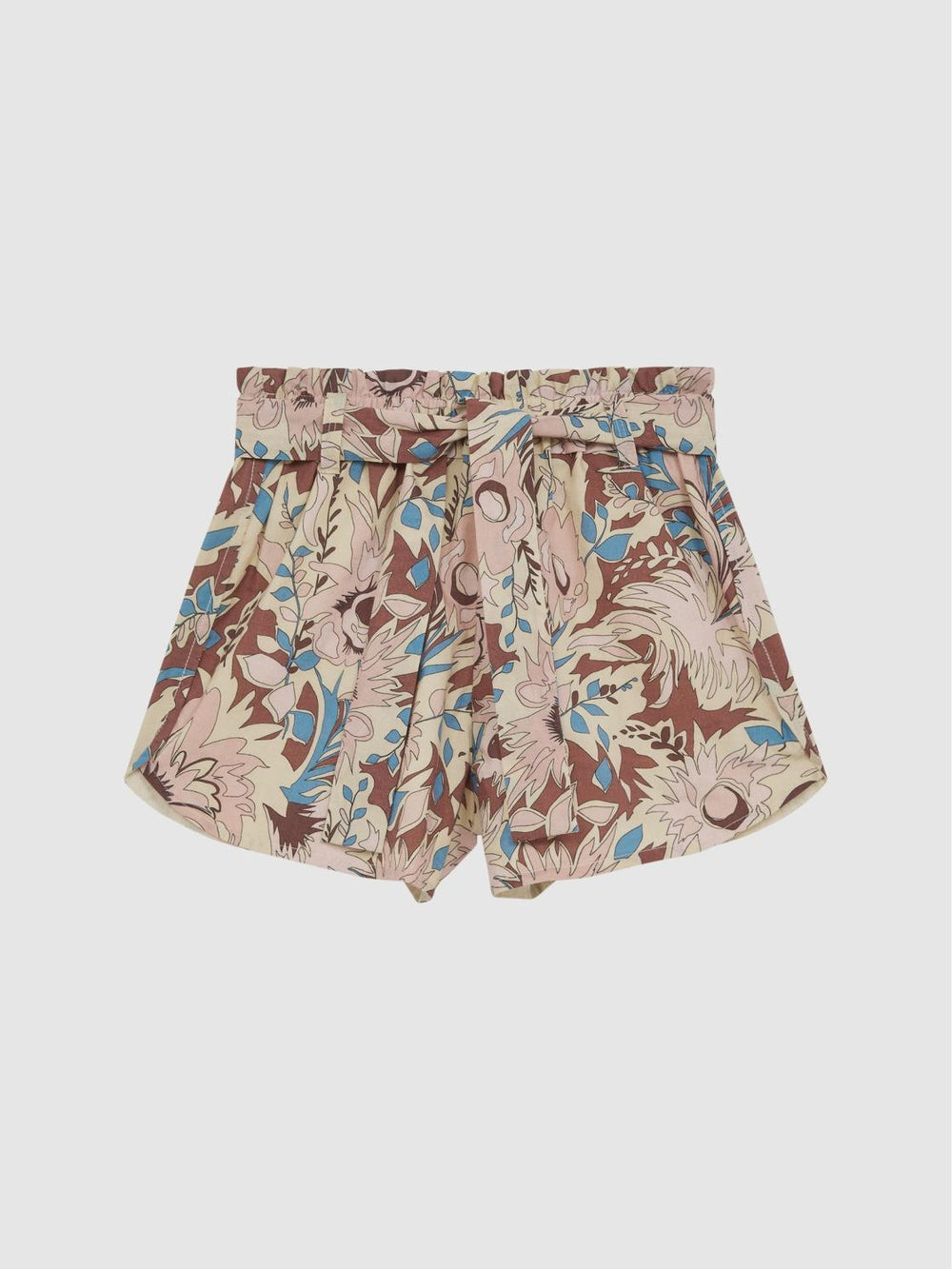 Reiss Shorts | Noah Elasticated Waist Printed Shorts Lilac - Children