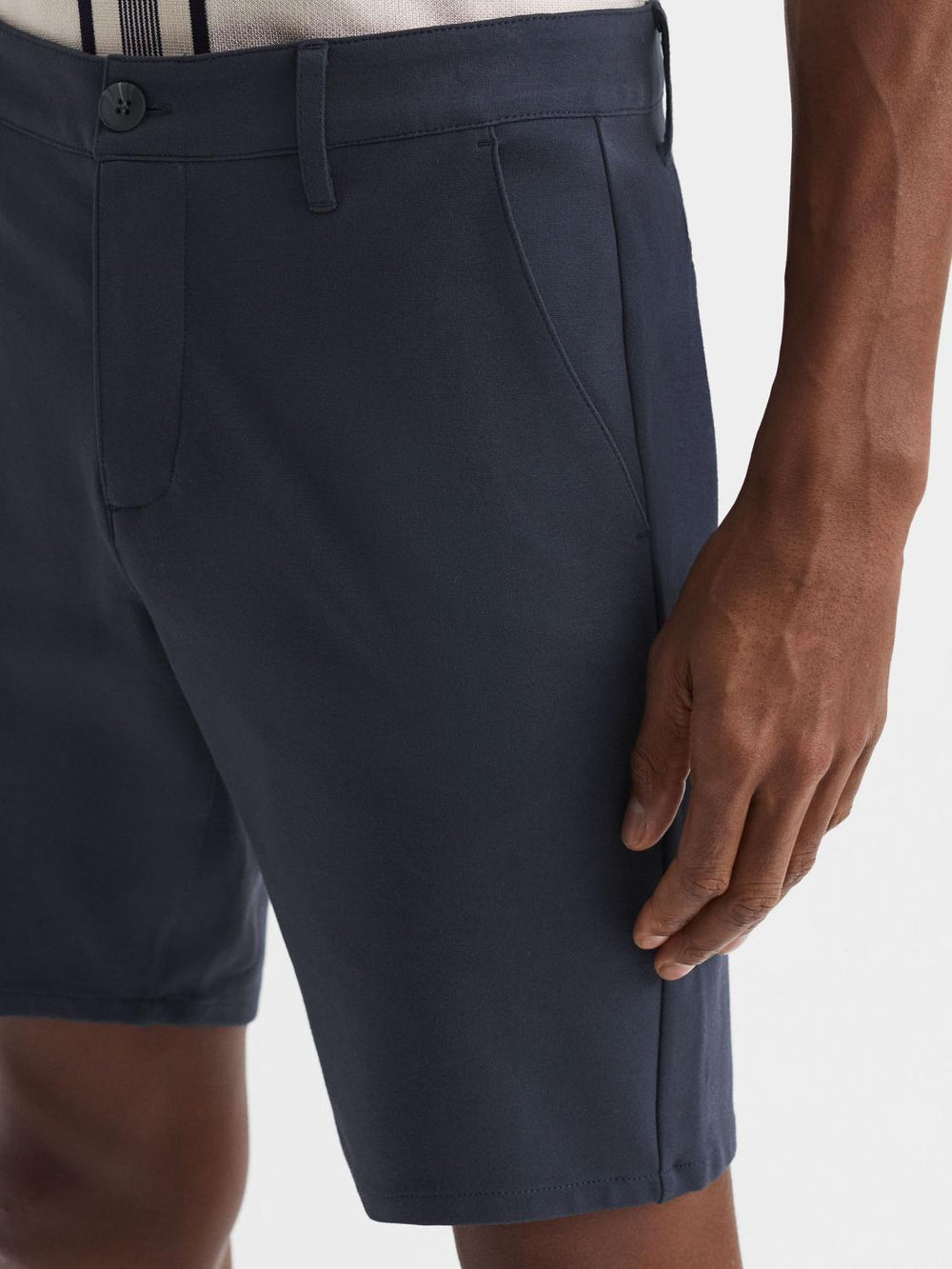 Reiss Shorts | Paige Paige Chino Shorts Deep Anchor - Men