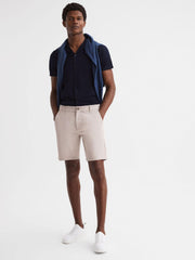 Reiss Shorts | Paige Paige Chino Shorts Oyster - Men