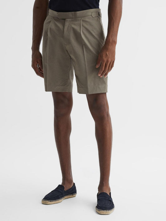 Reiss Shorts | Shore Side Adjuster Shorts Khaki - Men