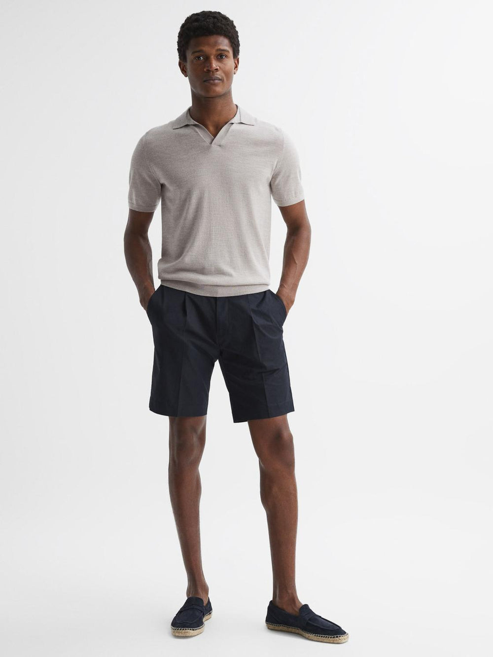 Reiss Shorts | Shore Side Adjuster Shorts Navy - Men