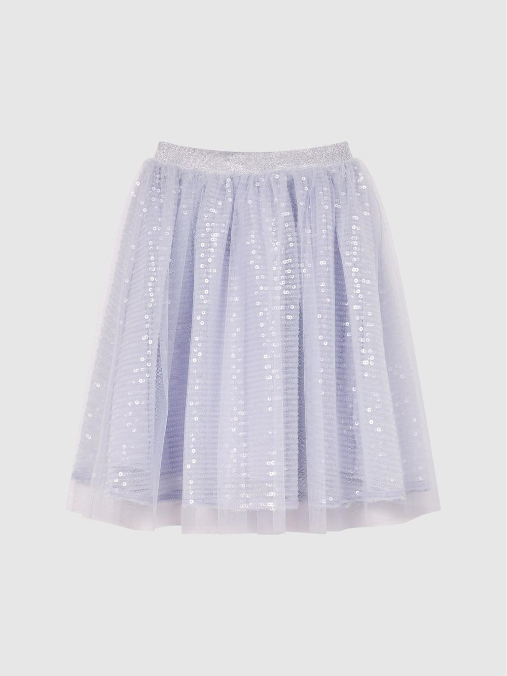 Reiss Skirts | Charlotta Sequin Midi Skirt Lilac - Children