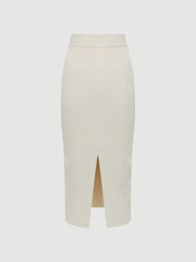 Reiss Skirts | Erin Knitted Co Ord Midi Skirt Dark Navy - Women