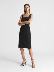 Reiss Skirts | Haisley Tailored Pencil Skirt Black - Women