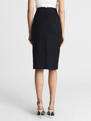 Reiss Skirts | Haisley Tailored Pencil Skirt Black - Women