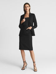 Reiss Skirts | Haisley Tailored Pencil Skirt Black - Women