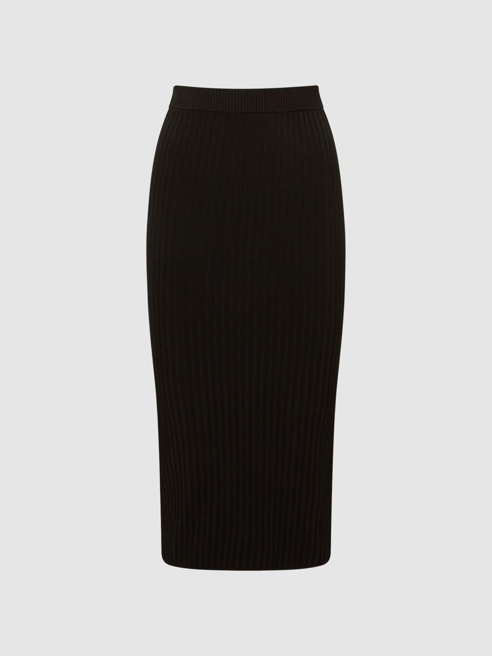 Reiss Skirts | Iona Knitted Pencil Skirt Co-Ord Black - Women