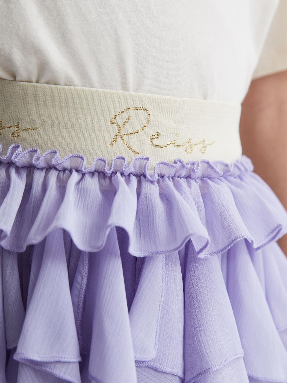 Reiss Skirts | Lola Ruffle Tulle Skirt Lilac - Children