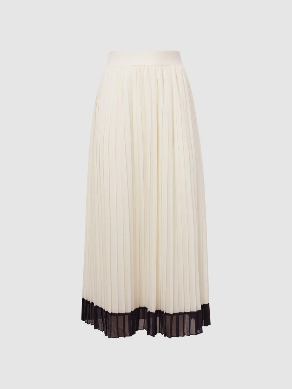 Reiss Skirts | Osti Pleated Midi Skirt White - Women