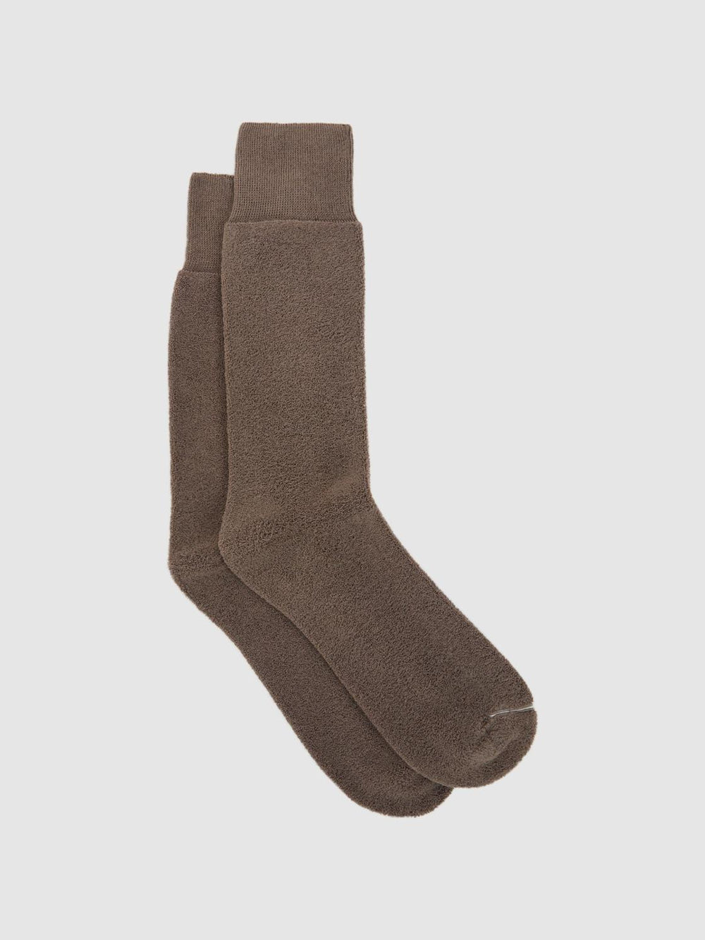 Reiss Socks & Underwear | Alers Cotton Blend Terry Towelling Socks Grey Melange - Men