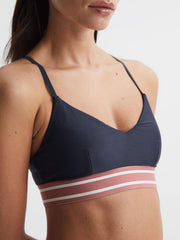 Reiss Socks & Underwear | Balance Zoe The Upside Sports Bra Navy - Women