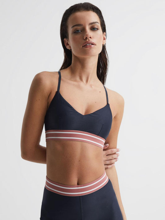 Reiss Socks & Underwear | Balance Zoe The Upside Sports Bra Navy - Women