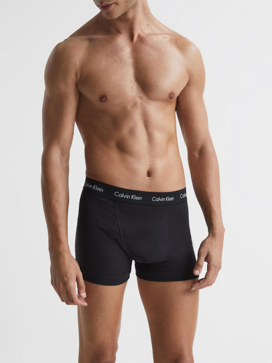 Reiss Socks & Underwear | Calvin Klein Underwear 3 Pack Trunks Black - Men