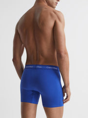 Reiss Socks & Underwear | Calvin Klein Underwear 3 Pack Trunks Blue Multi - Men