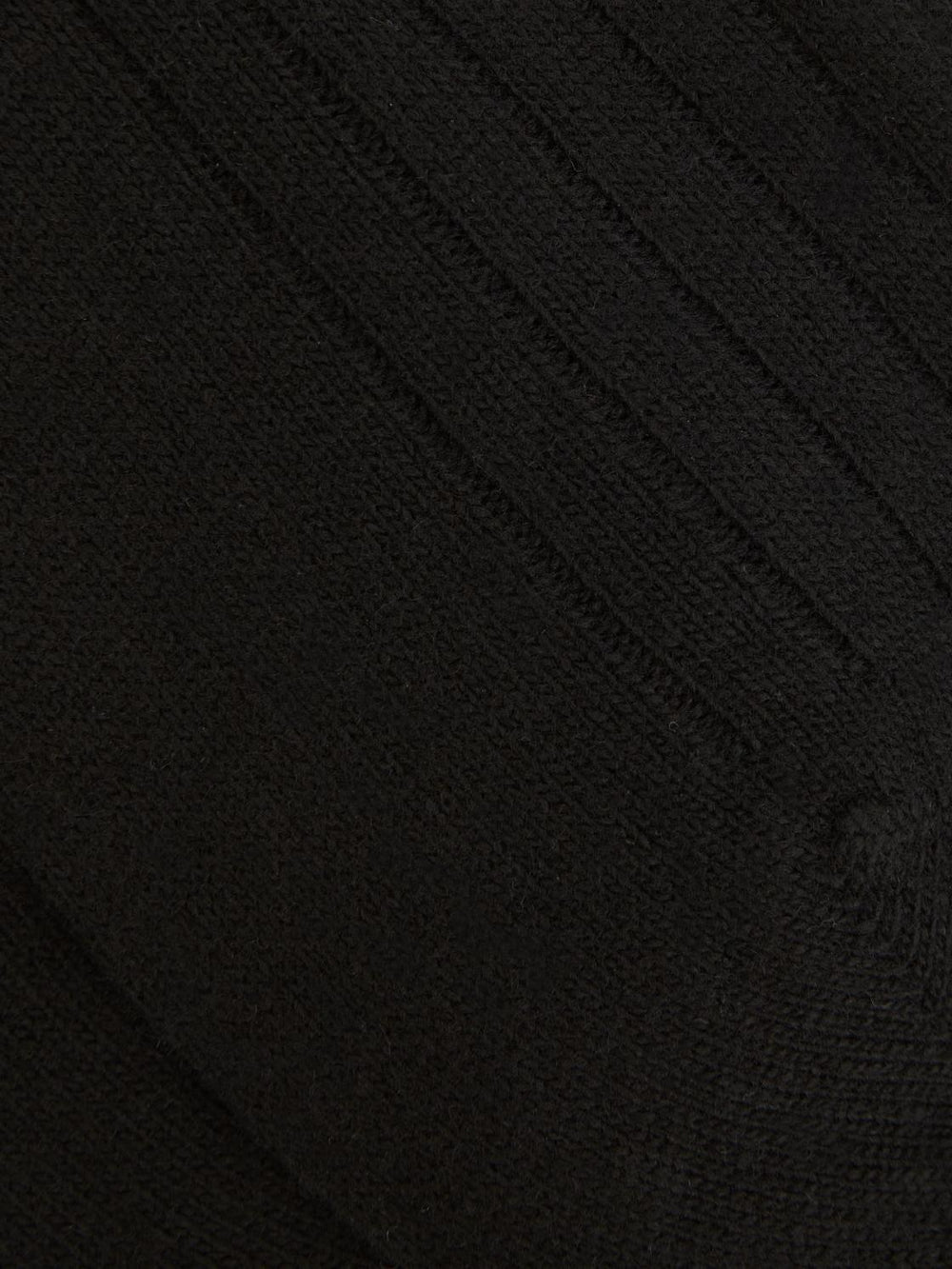 Reiss Socks & Underwear | Cirby Wool-Cashmere Blend Ribbed Socks Black - Men