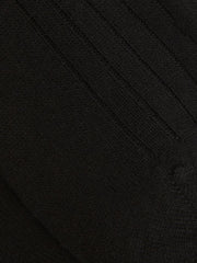 Reiss Socks & Underwear | Cirby Wool-Cashmere Blend Ribbed Socks Black - Men