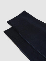Reiss Socks & Underwear | Cory Two Tone Cotton Socks Navy - Men