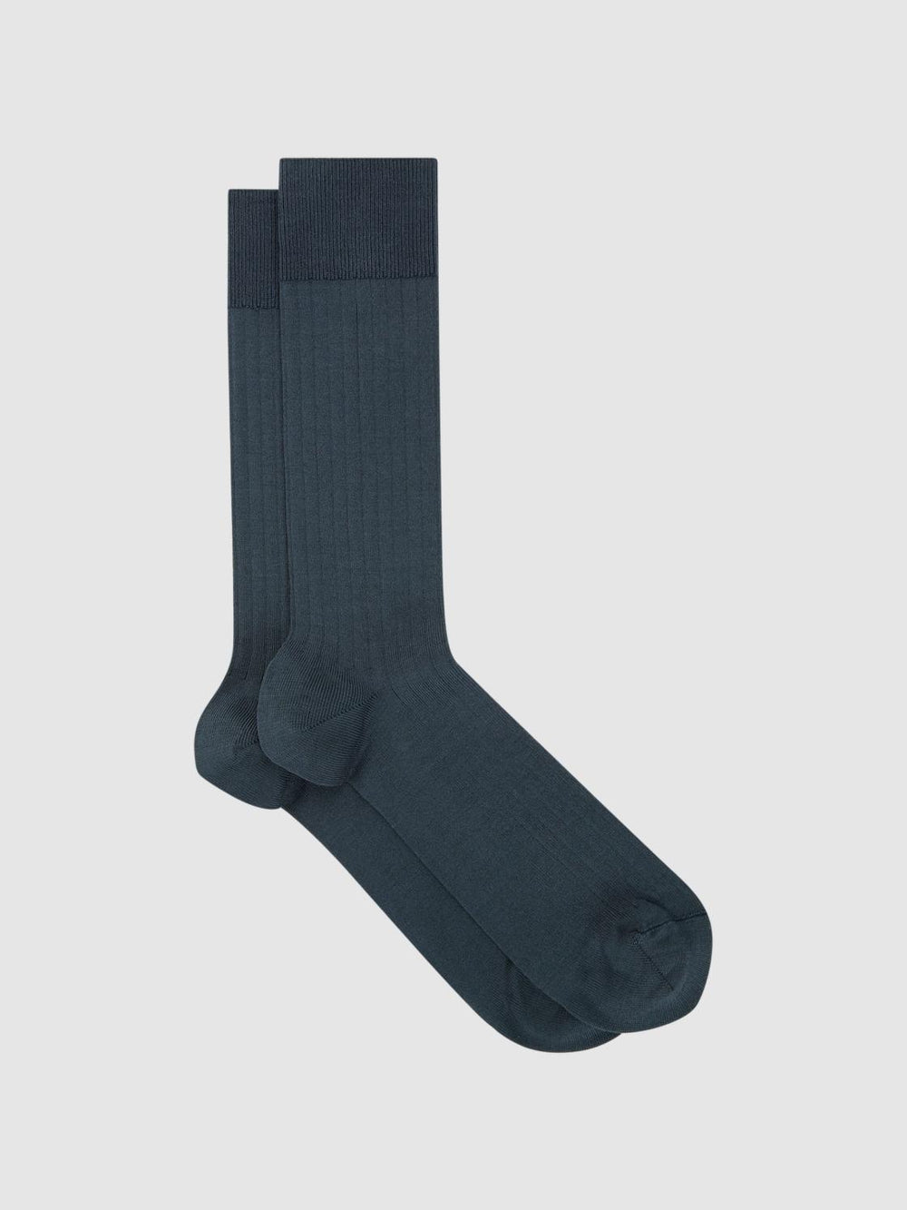 Reiss Socks & Underwear | Fela Cotton Blend Socks Airforce Blue - Men