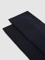 Reiss Socks & Underwear | Fela Cotton Blend Socks Navy - Men