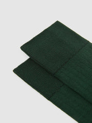 Reiss Socks & Underwear | Fela Ribbed Socks Bottle Green - Men