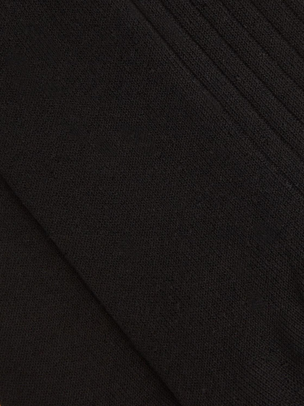 Reiss Socks & Underwear | Feli Ribbed Mercerised Cotton Blend Socks Black - Men