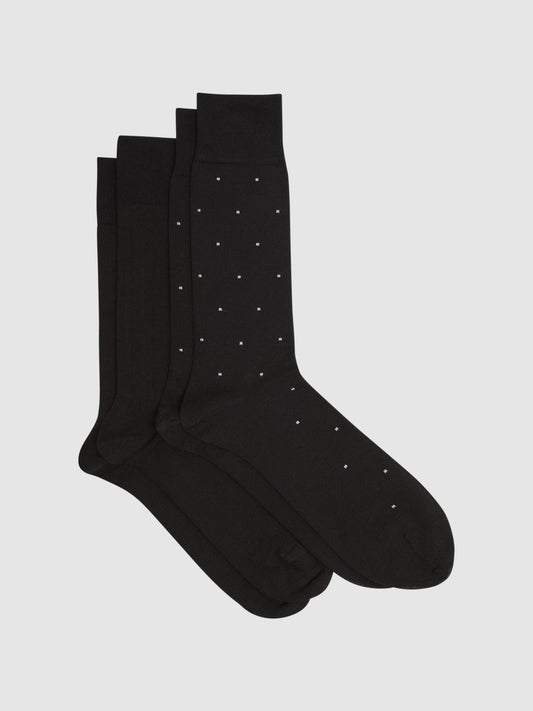 Reiss Socks & Underwear | Graham 2 Pack 2 Pack Of Socks Black - Men