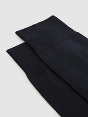 Reiss Socks & Underwear | Mari Mercerised Cotton Blend Socks Black - Men