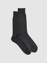 Reiss Socks & Underwear | Mari Mercerised Cotton Blend Socks Mid Grey - Men