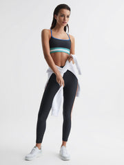 Reiss Socks & Underwear | Tempo Poppy The Upside Colour Block Sports Bra Navy - Women