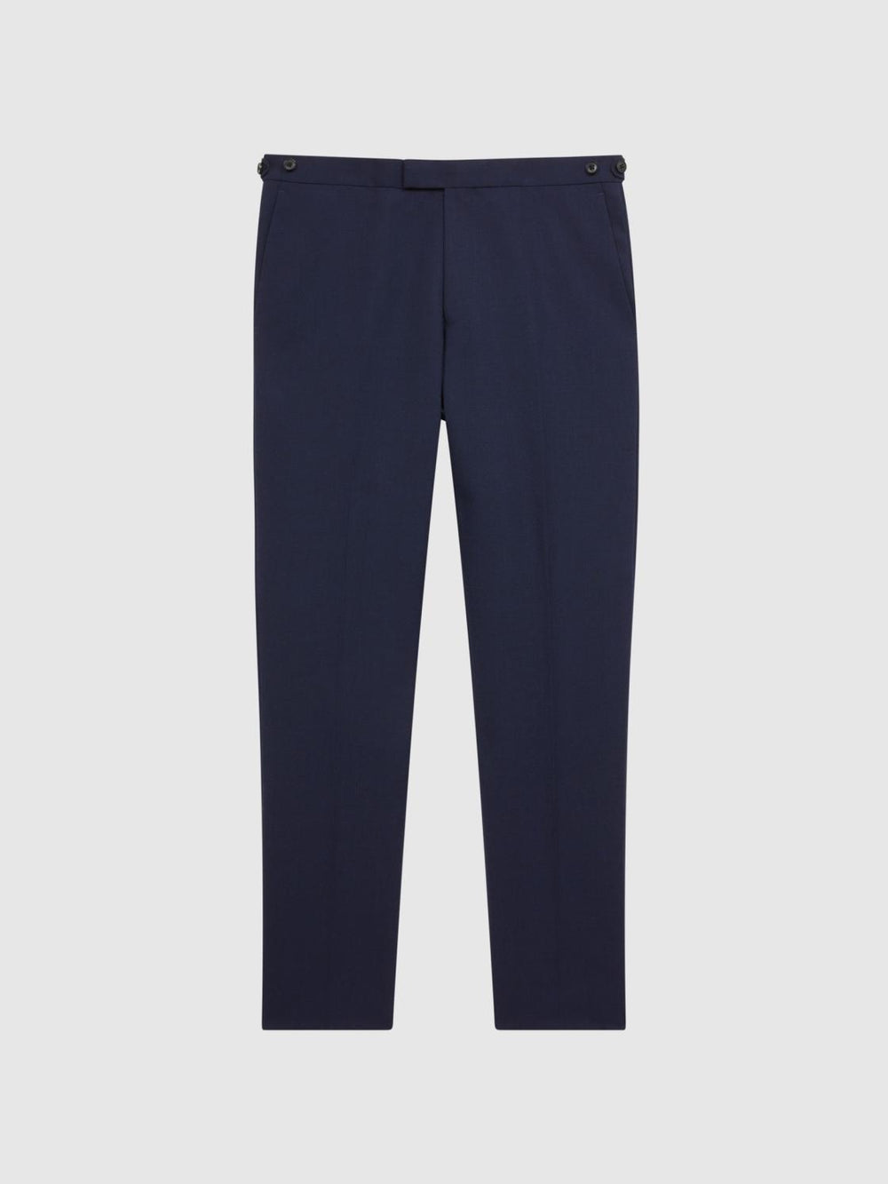 Reiss Suits & Tailoring | Bold Slim Fit Wool Trousers Navy - Men