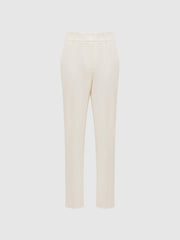 Reiss Suits & Tailoring | Ember High-rise Slim Leg Trousers Camel - Women