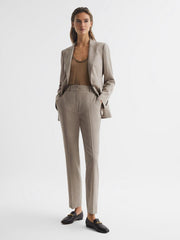 Reiss Suits & Tailoring | Emily Wool Blend Tailored Blazer Oatmeal - Women